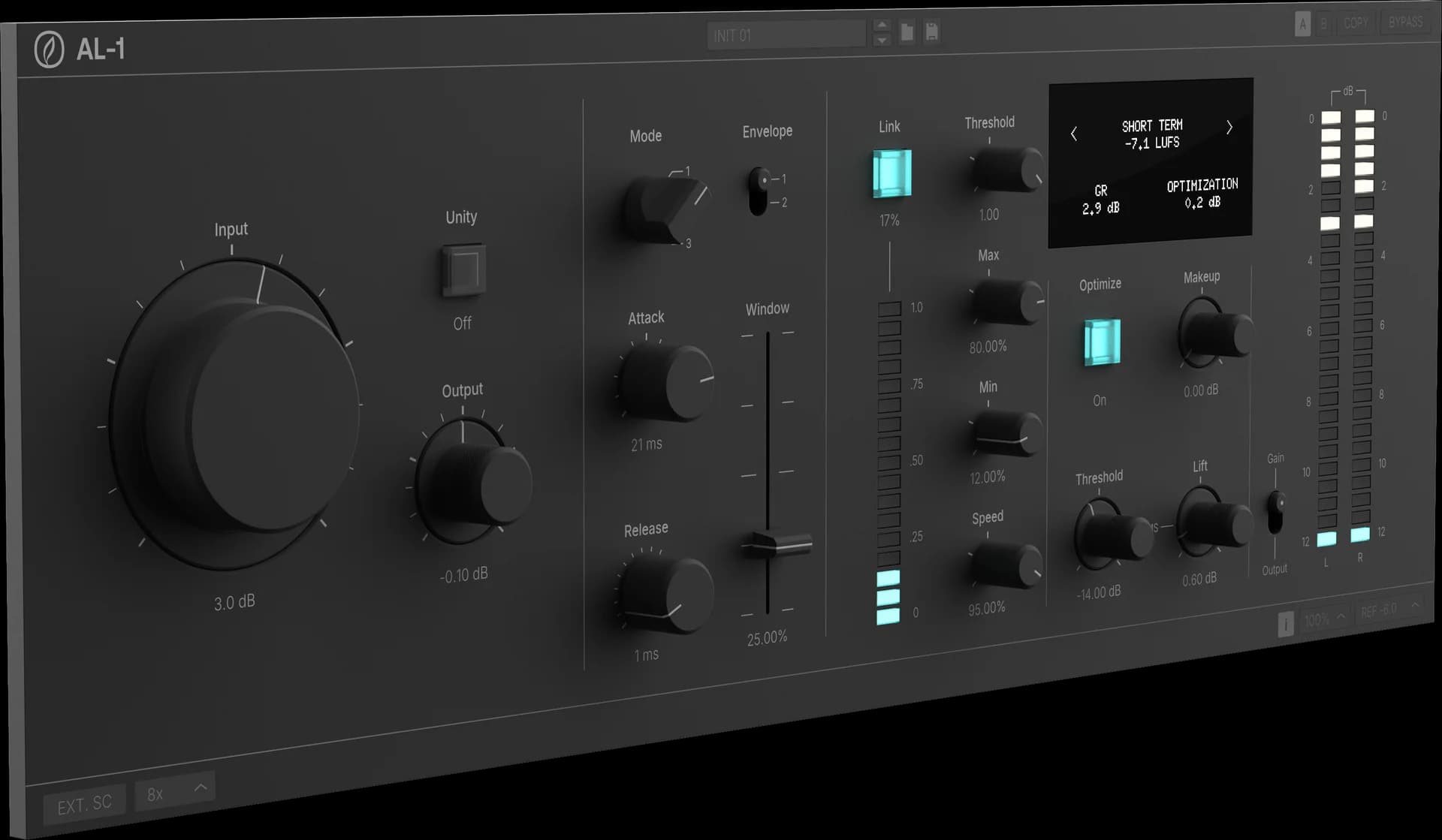 AL-1 Audio Plugin Interface